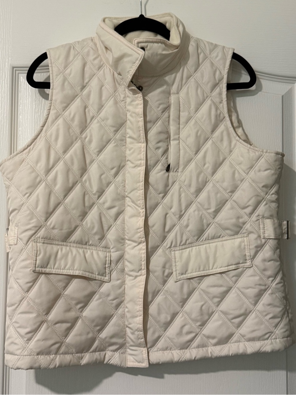 Appleseed’s Berkshire Quilted Vest - Cream Sz. PM
